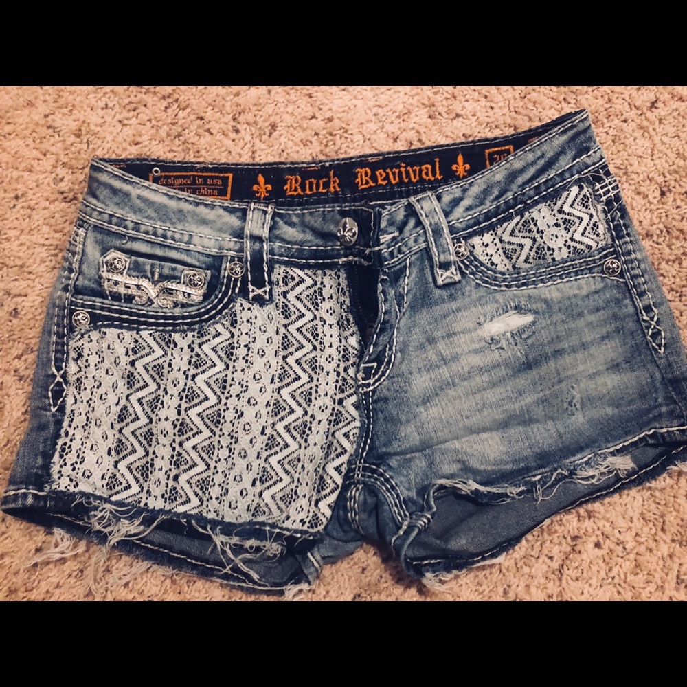 Rock Revival Jean Shorts